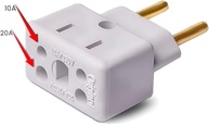Adaptador de Tomada Bob Esponja Benjamin 10A/16A/20A Bivolt 250V - Diversão e Segurança! - imagem 4