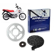 Kit Relação Completo Riffel Titanium 428H 106L para Biz 125: Durabilidade e Performance - imagem 2