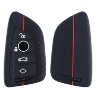 Capa de Chaveiro Silicone Premium para BMW X1, X2, X3, X5, X6 e Séries 2, 3, 5, 6, 7 - Proteção 4 Botões - imagem 2
