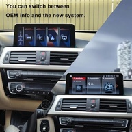 Tela HD Antirreflexo Azul 26cm para BMW Série 3 F30 X1 F48 (2017-2019) EVO ID6 - CarPlay & Android Auto Sem Fio - imagem 4