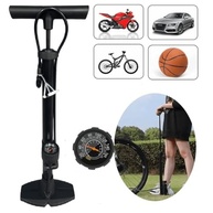 Bomba de Ar Multifuncional com Manômetro: Pneu de Bike, Moto, Carro, Bola e Boias - imagem 3