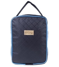 Bolsa Térmica Infantil com Alça – Ideal para Mamadeira, Lancheira e Marmita (Preto/Azul) - imagem 3