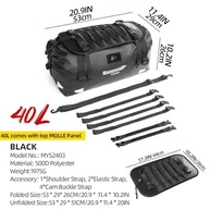 Rhinowalk 40L: Bolsa de Selim Impermeável para Moto com Expansão e MOLLE - imagem 3