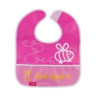Babador Impermeável Bebê Menina - Kit 2 Peças com Bolso | Comtac Kids 1328 - imagem 3