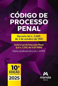 Código de Processo Penal Atualizado - Edição de Bolso Manole - imagem 1