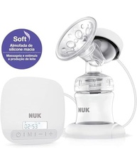 NUK Bomba Elétrica Comfort Single Branco - Extração Confortável e Natural - imagem 4