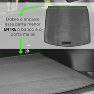 Tapete Porta Malas Haval H6 2023-2025: Proteção Borracha Impermeável e Antiderrapante - imagem 3