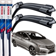 Kit Palhetas Limpador Parabrisa Bosch Aerofit Dianteiro Original Honda City 2015-2017 - imagem 1