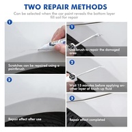Tinta de retoque branca tafetá NH578 compatível com Honda, reparo de arranhões de carro faça você mesmo, tintas automotivas, reparo rápido e fácil de arranhar para Civic/CRV/Odyssey/Accord - imagem 5