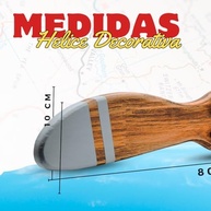 Hélice de Avião Antigo Decorativo em Madeira - Tamanho Grande (Branco) | Peça Vintage para Decoração Aeronáutica - imagem 4