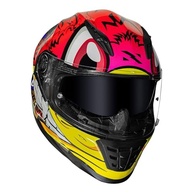 Capacete Norisk FF302 Loko Branco Vermelho e Amarelo - Segurança e Estilo para Sua Pilotagem - imagem 5
