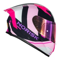Capacete Norisk Flow Run Preto Branco e Rosa: Segurança e Estilo para Sua Aventura - imagem 3