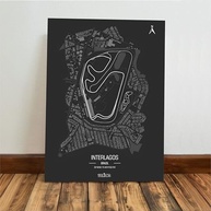 Quadro Decorativo Interlagos Autódromo Brasil - Pista Circuito 40x28cm | Decoração Automotiva Premium - imagem 5