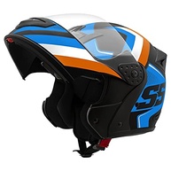 Capacete Mixs Gladiator Super Speed Azul/Laranja Brilhante - Segurança e Estilo para Sua Pilotagem (Tam. 60) - imagem 2