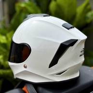 Capacete Mormaii Original Fechado Branco Brilho - Segurança e Estilo para Motociclistas - imagem 5
