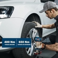 Bosch GDS 18V-400: Chave de Impacto Brushless Potente com 2 Baterias e Maleta - imagem 5