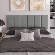 Cabeceira de Cama Queen Size 1,60x45 Cinza Ane - Modernidade e Conforto para seu Quarto - imagem 2