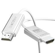 Cabo HDMI Fibra Ótica GeoHN.G 2.1: Imersão 8K 120Hz, 48Gbps, Flexível eARC HDR10+ para PS5, Xbox Series X, TVs e Home Theater - imagem 2