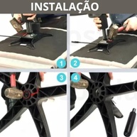 Pistão de Cadeira de Escritório Universal com Coluna a Gás - Aço Reforçado - imagem 5