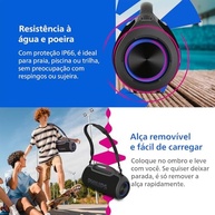 Caixa de Som Bluetooth Philips Boombeat TAX400B: Som Potente, Resistente e Festa Garantida! - imagem 5