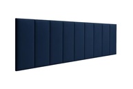 Cabeceiras Estofada Modular Azul para Cama Casal King e Super King - Painel 2,00m x 60cm com Módulos Adesivos - imagem 3