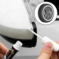 Kit 3 Canetas Tinta Reparadora Tira Risco Automóveis Carro Moto Caminhões Pintar e Retocar Pneu Azulejo e Tênis Aplicador - imagem 5
