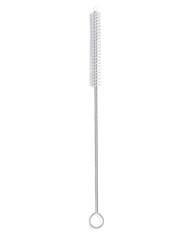 Escova de Limpeza de Canudo com Cerdas de Nylon e Haste de Aço Inox Flexível 20cm - Ideal para Peças Finais e Tubos - imagem 1