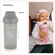 Copinho com Canudo Twistshake 360ml Azul Pastel - Seguro, Antivazamento e Ideal para Bebês a Partir de 6 Meses - imagem 4
