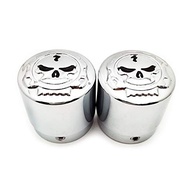 Capa de Porca de Eixo Dianteiro AfterMokit para Harley Davidson - Visual Caveira Exclusivo - imagem 2