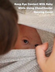 ChouChouter Capa de Amamentação Respirável para Itens Essenciais de Amamentação, Capa de Amamentação de Privacidade para Mulheres, Multiuso Como Capa de Carrinho de Bebê, Cachecol, Capa de Bombeamento - imagem 4