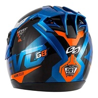 Capacete Fechado Pro Tork Evolution 788 G8 EVO - Azul/Laranja Brilhante (Tam. 62) - imagem 3