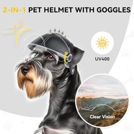 PETLESO Capacete para Cães: Proteção UV e Estilo para Aventuras Seguras - imagem 4