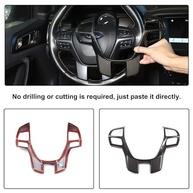 Capa Acabamento Volante Fibra de Carbono para Ford Ranger/Everest 2015-2022 - Proteção e Estilo Premium - imagem 5