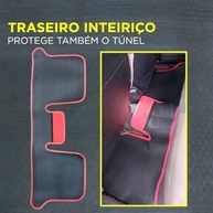 Tapete Automotivo Borracha e Carpete Personalizado para Gol G1 a G8 - Vermelho - imagem 4