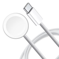 Cabo Carregador Magnético Trançado para Apple Watch: Carregamento Rápido e Seguro para Todos os Modelos - imagem 1