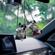 Acessório de Carro Husky Siberiano Floruit: Charme e Diversão para Seu Espelho Retrovisor - imagem 4