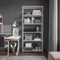 Estante de Aço Industrial 6 Bandejas 190x90x27cm - Organização Moderna para Casa e Comércio - imagem 5