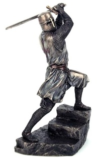 Cavaleiro Medieval Templário com Espada - Figura Detalhada Veronese 77519 - imagem 3