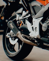 Ponteira Escapamento Esportivo Full GP HP Racing Inox para CB 300F Twister 2023-2025 - imagem 5