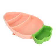 Conjunto de Alimentação Silicone para Bebê Ainoli - Garfo, Colher, Escova e Prato em Forma de Cenoura - imagem 3