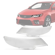 Par Lentes Farol Kia Cerato 2009-2013 Cristal Policarbonato Nova - imagem 1