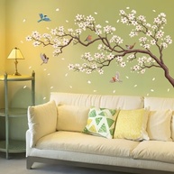 Decalques de Parede Flor de Cerejeira Branca - Adesivos Elegantes para Decoração de Ambientes - imagem 4
