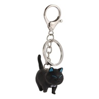 Chaveiro gatinho de liga leve pingente de desenho animado animal carro gato japonês chaveiro (8-1 peça) - imagem 1