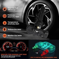 Sensor TPMS Jeep Cherokee, Dodge Ram 1500, Chrysler, Fiat - Monitore a Pressão dos Pneus com Segurança! - imagem 4