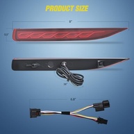 Luz Traseira de Para-choque Nilight p/ Toyota Corolla 2019-2025: LED Sequencial, Freio e Seta - imagem 3