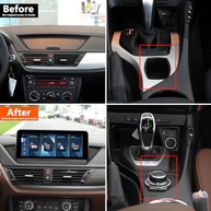 Tela HD Antirreflexo Azul 26cm para BMW X1 E84 CIC: CarPlay, Android Auto e Mais! - imagem 4