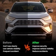Luzes de Circulação Diurna (DRL) Âmbar para Toyota RAV4 2019-2025: Segurança e Estilo - imagem 3
