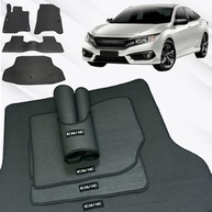 Tapete Borracha Civic 2017-2023 Traseiro Inteiriço + Porta Malas - Proteção Premium - imagem 2