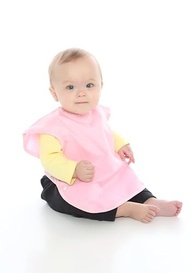 Babador Regata BLW Impermeável Rosa Claro - Proteção e Estilo para Bebês - imagem 5