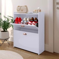 Sapateira 2 Gavetas Basculantes - Organizador Moderno para Closet e Quarto | Até 12 Pares - imagem 4